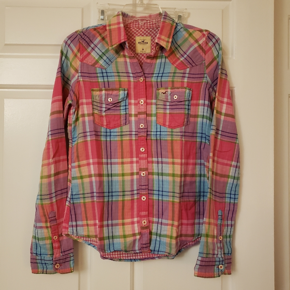 Hollister plaid flannel